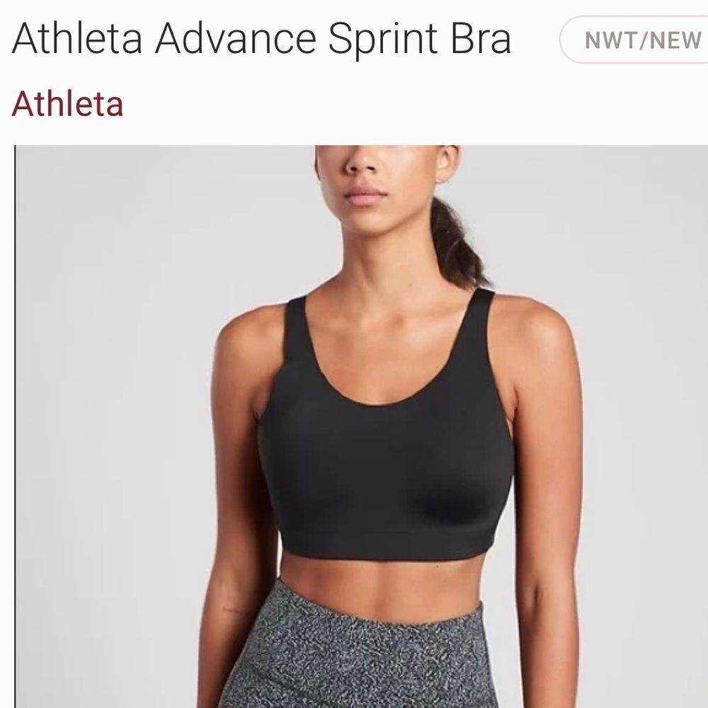 NWT Athleta Advance Sprint bra size 34B.